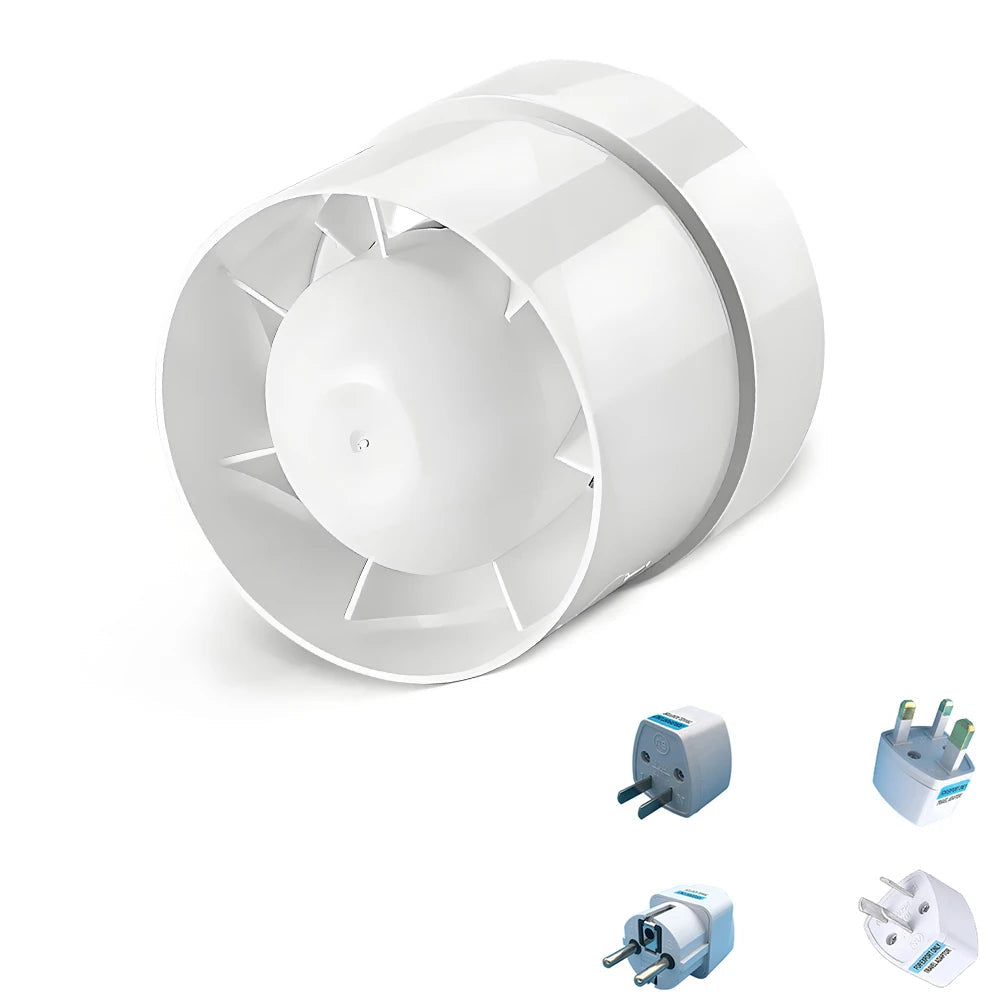 4/5 inch 220V EU Silent Ventilation Air Vents
