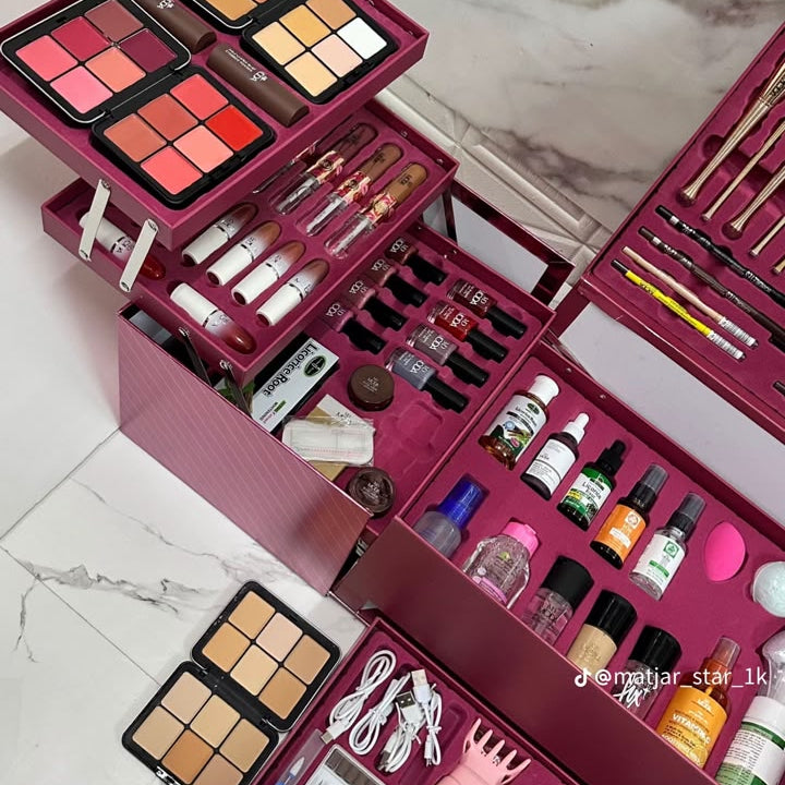 140-Piece Luxury Bridal Makeup Kit