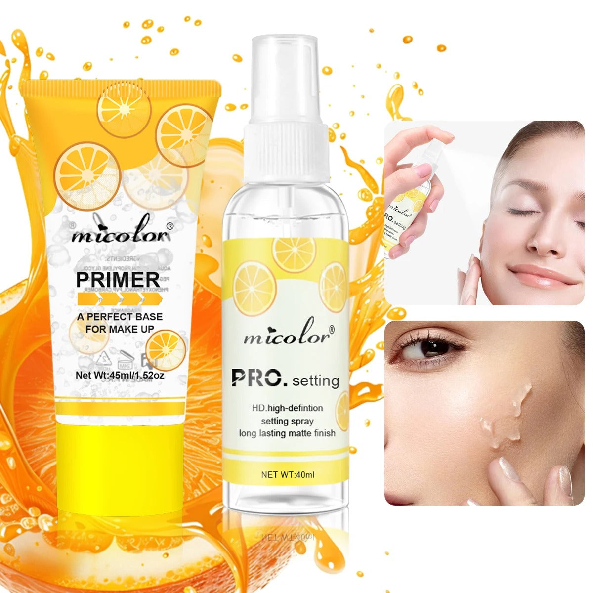 Makeup Set Of Makeup Primer + Setting Spray