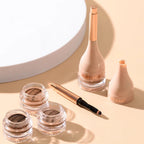 3Pcs Set Eye Makeup Set 6 Colors Eyebrow Pomade